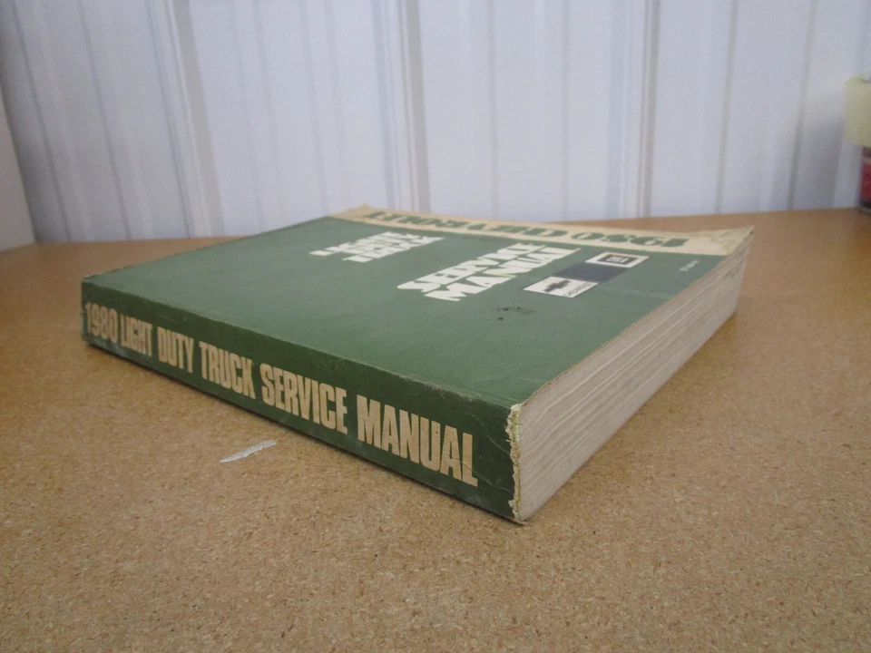 Chevrolet 1980 camioneta pickup K10 C10 Blazer Suburban K20 manual de taller de servicio Foto 2 de 4