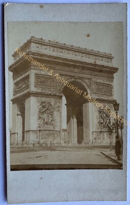 orig. CDV Foto Fotografie um 1860 Paris France Champs Élysée