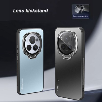Metal Camera lens Stand shockproof Back case For Honor Magic 7 Pro / Magic 6 Pro