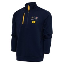 Michigan Wolverines CFP College Football Playoff 2024 Rose Bowl Pullover Top NEW