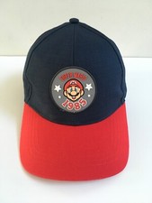 2018 Nintendo Super Mario 1985 Youth Snap Back Hat Navy Blue Red Cotton Logo