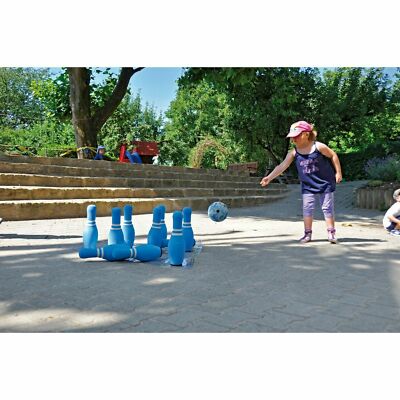 XXL Soft Bowling Kegelspiel Kinderkegeln Kinderbowling Seniorenbowling 12-teilig