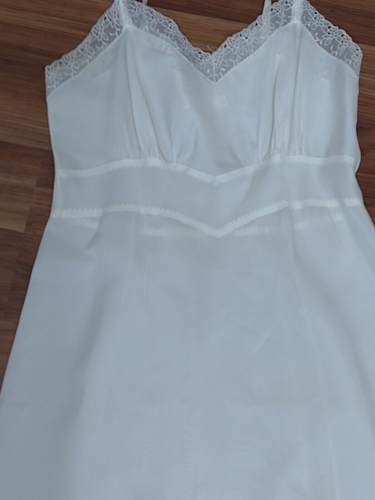 Vintage Barlizon COLETTE Nightgown MISS 14 Cream … - image 15