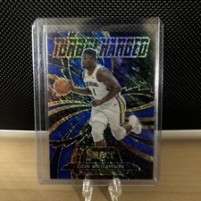 2020-21 Panini Select #3 Zion Williamson Turbo Charged Blue