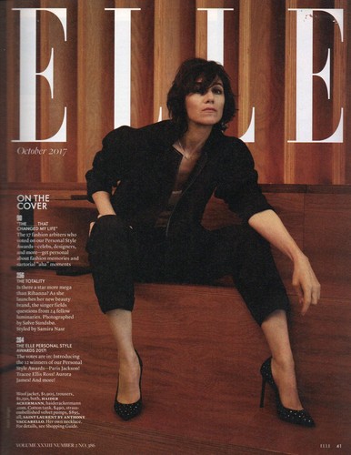 ELLE October 2017 Rihanna Charlotte Gainsbourg Mike Bloomberg Personal Style Iss - Imagen 2 de 3