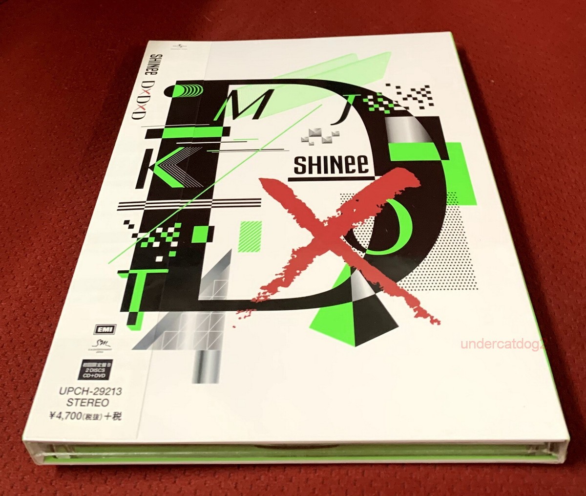 SHINee D×D×D 2016 Japan Ltd CD+DVD+48P booklet+Card (digipak