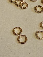 14kt 22ga gold filled 3.5mm open jump rings 100pcs