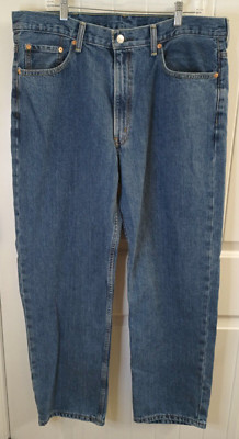 Levi's 550 Jeans Mens 38x30.25 (Actual)  Blue Regular Fit Straight Leg