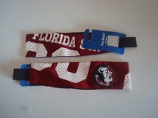 FSU SEMINOLES jersey 2pc  WINTER SKI HEADBAND EAR WARMER SWEAT BAND VINT