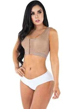 Jackie London Support Bra Brassier 3 Hooks Postsurgical and Support 6020
