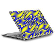 Skins Decal Wrap for Dell XPS 13 Neon Blue Yellow trippy