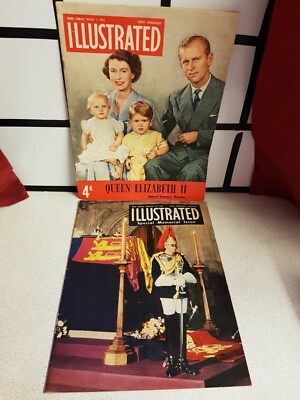 QUEEN ELIZABETH & PRINCE Philip 1950 Royal Souvenir Magazine  