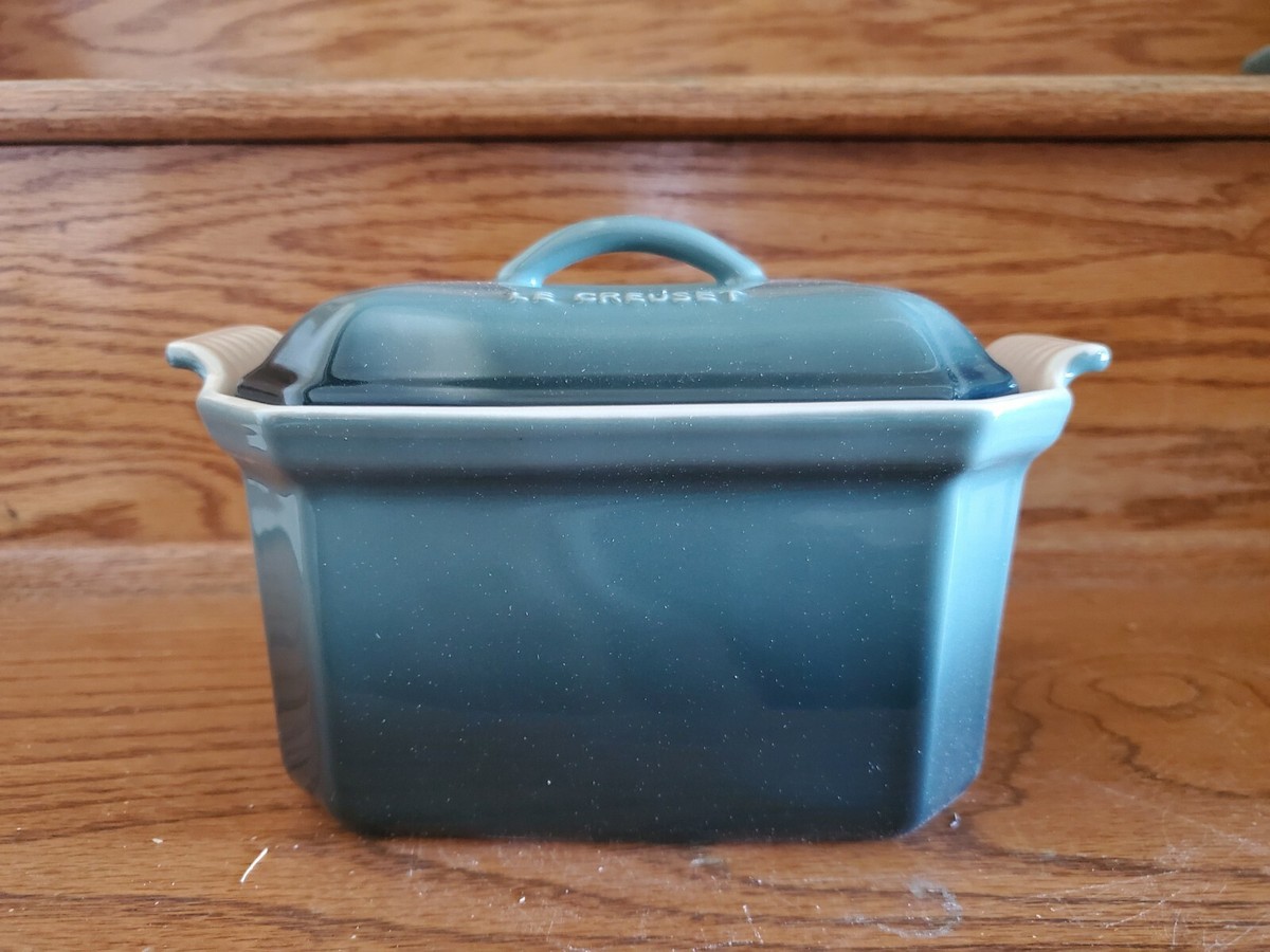 Le Creuset Heritage Ocean .8L Pate Terrine with Press | eBay