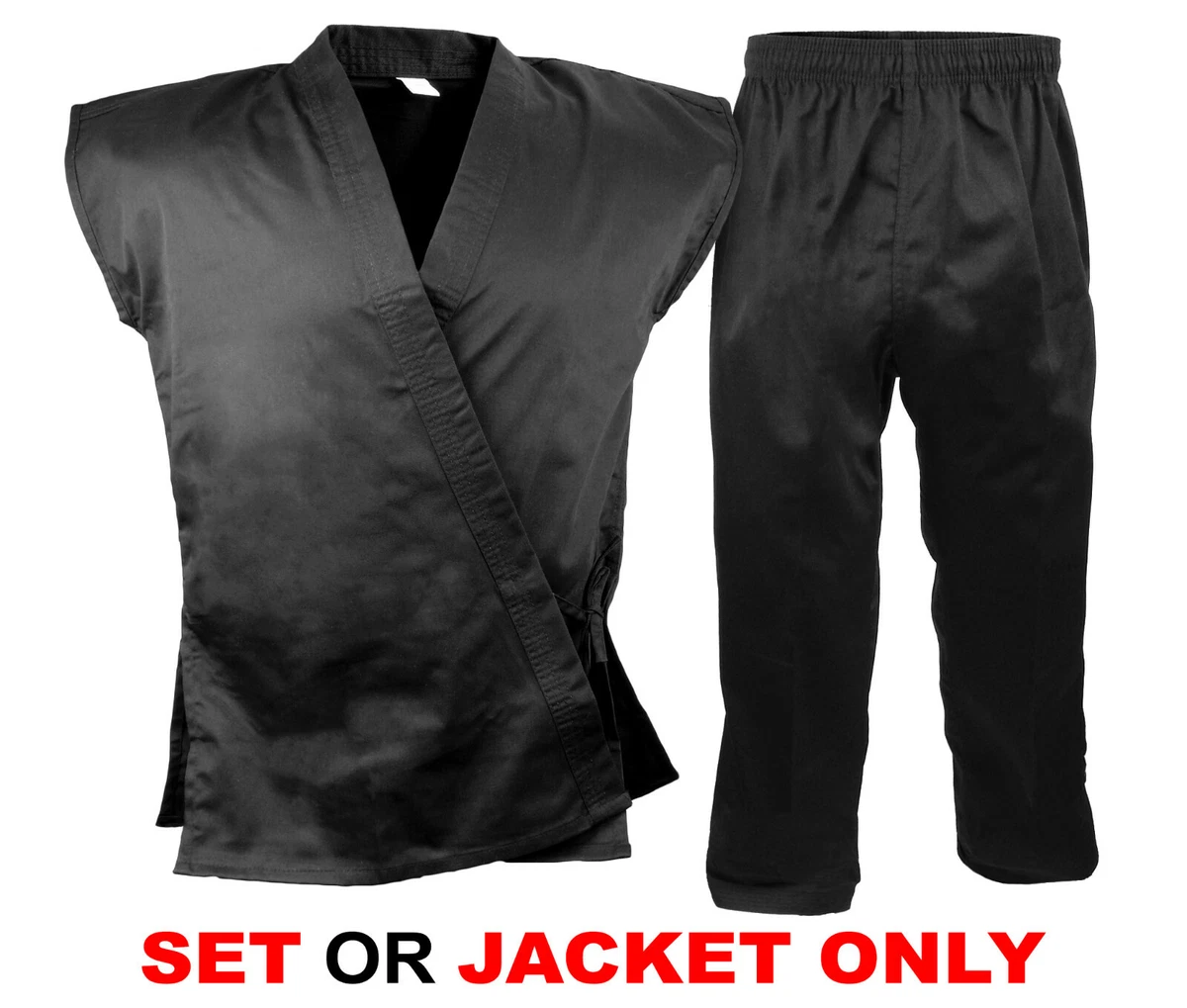 Sleeveless karate best sale jacket