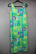 Xtreme Island Designs Vtg.Hawaiian Sleeveless Maxi Dress-Size XS-Tropical-Beachy