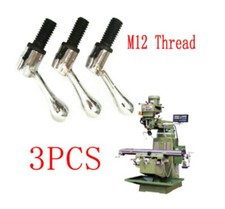 3PCS Milling Machine Table Lock Bolt Handle M12 CNC Vertical The Mill Bridgeport
