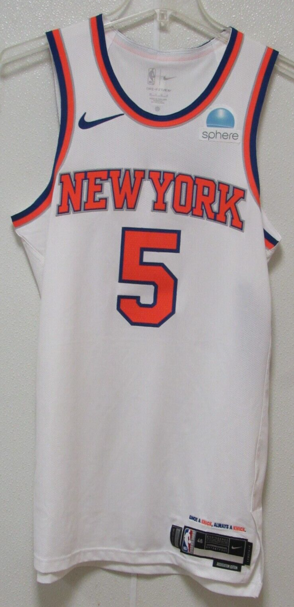 NIKE NBA NEW YORK KNICKS ユニフォーム 5XL Immanuel Quickly NIke New York Knicks White Team Issued Authentic