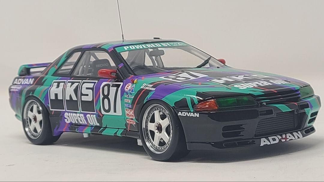 Ignition Model 1/18 Scale HKS BNR32 GT-R #87 1993 JTC IG2247 Ignition Model 1/18 Scale HKS BNR32 GT-R #87 1993 JTC IG2247