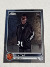 2022-23 Topps Chrome Overtime Elite Sapphire Edition #77 Kok Yat NBA Basketball