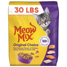 Meow Mix Original Choice Dry Cat Food, 30 lb. Bag