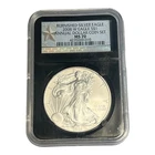 2008 W American Silver Eagle ASE $1 NGC MS70 Annual Dollar Coin Black Holder 1A
