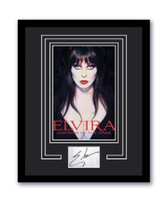 Elvira Autographed Signed 11x14 Framed Photo Cassandra Peterson ACOA