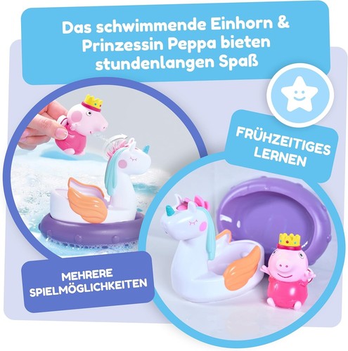 Toomies Peppa Pig Princess Peppa Bath Float - Peppa Water Squirter Bath Toy and - Picture 3 of 10