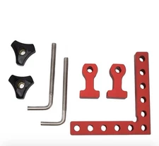 90 DEGREE POSITIONING RIGHT ANGLE CLAMP 5.5” ALUMINUM ALLOY WOODWORK READ DETAIL