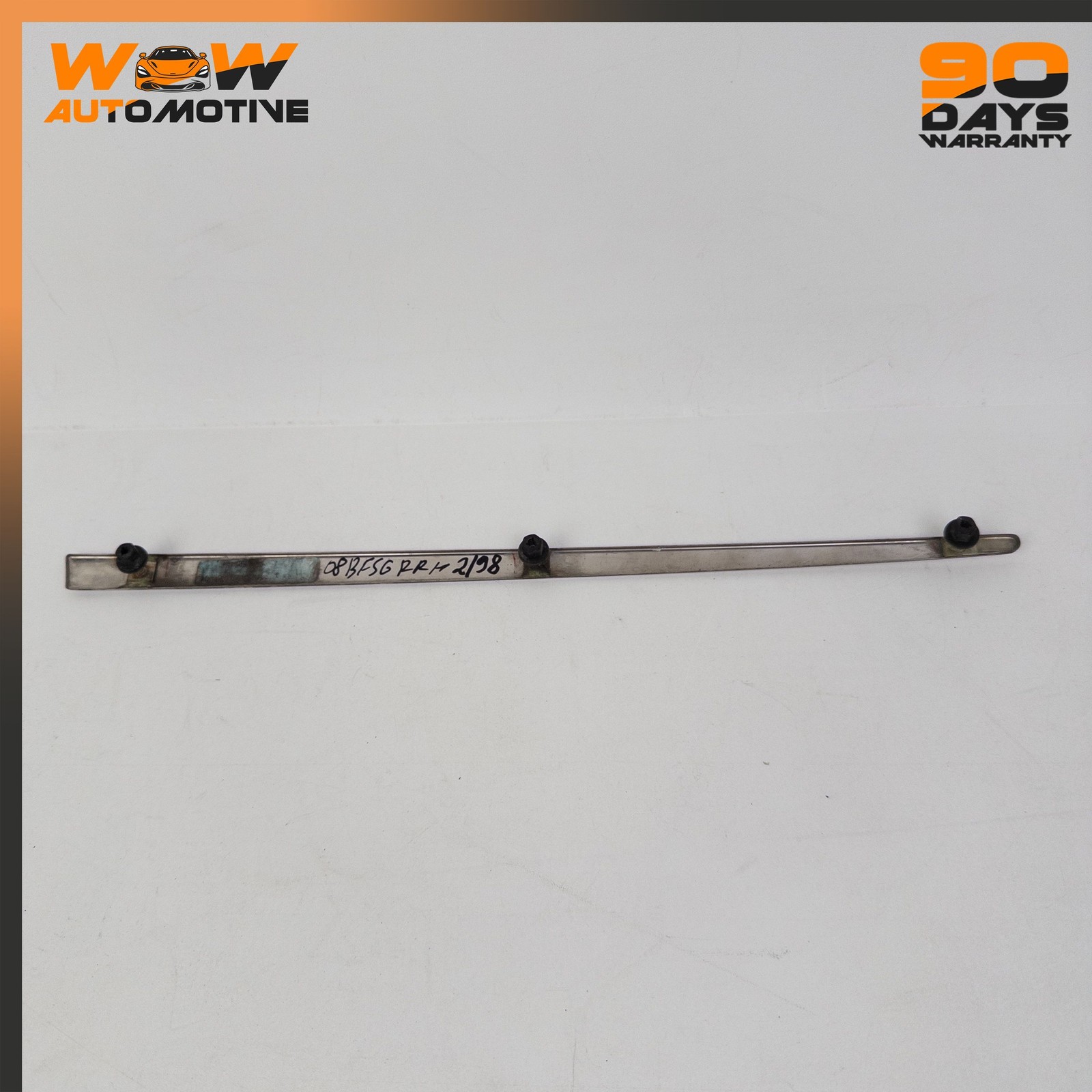 06-13 BENTLEY CONTINENTAL FLYING SPUR REAR RIGHT BUMPER TRIM STRIP CHROME OEM
