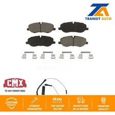 Front Ceramic Disc Brake Pads And Wear Sensors Kit For Land Rover Range