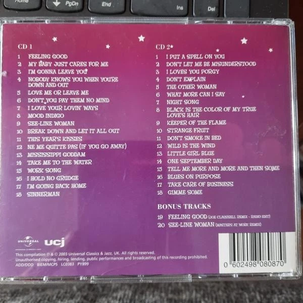 Nina Simone Gold double CD UK Ucj 2003 CD. Has info sticker on front 9808087 - Bild 2 von 2