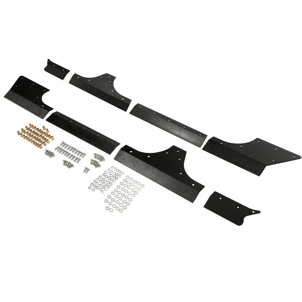 For Jeep Wrangler JK JKU 07-18 2008 Steel Door Body Armor Cladding Rocker Guards