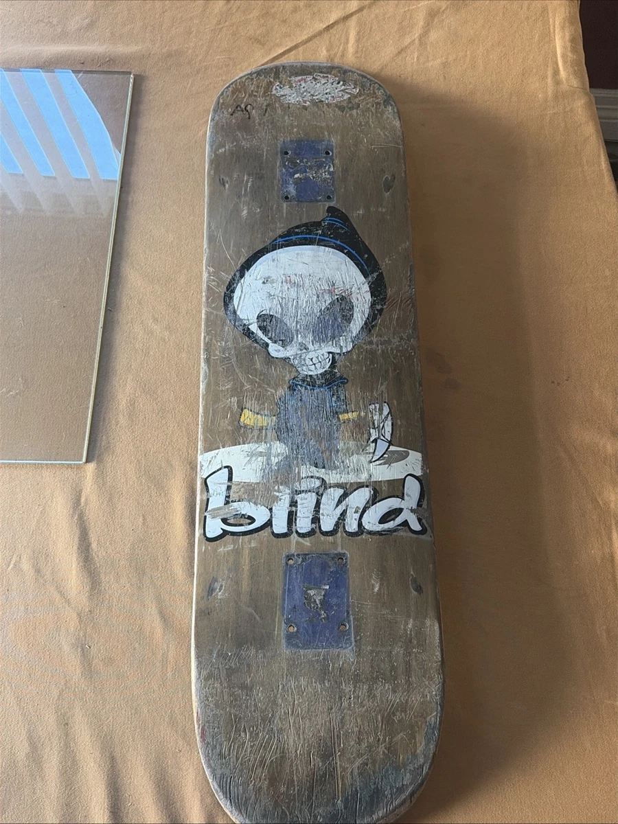 RARE Blind Logo Vintage Eternal Life Skull Skateboard Deck Red Yellow Skeleton RARE Blind Logo Vintage Eternal Life Skull Skateboard Deck Red Yellow Skeleton