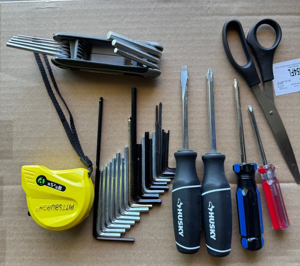 Tools - Screw Drivers + Tape + Spanner - Image 3 of 3