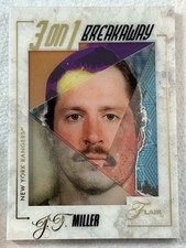 2025-26 Flair Fleer J.T. Miller 3 On 1 Breakaway SSP Case Hit Shadowbox 1:100