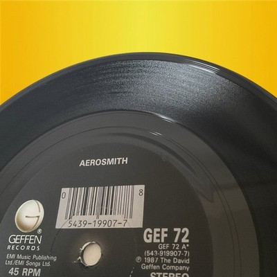 Aerosmith - Dude (Looks Like A Lady) - 7'' Vinyl Single NM/EX 1987 Geffen GEF 72