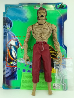 MAX STEEL:Super-Spit Bio Constructor Actionfigur von Mattel 2002-neu, unbespielt