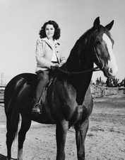 Elizabeth Taylor Mounted On Horse 4x6 Picture Celebrity Print