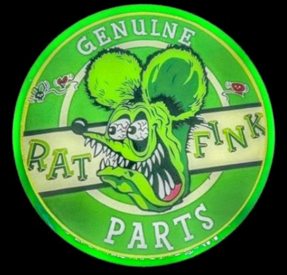 2 Pack Rat Fink Parts Hot Rod Motorcycles Tools Guns Stickers Ebay 