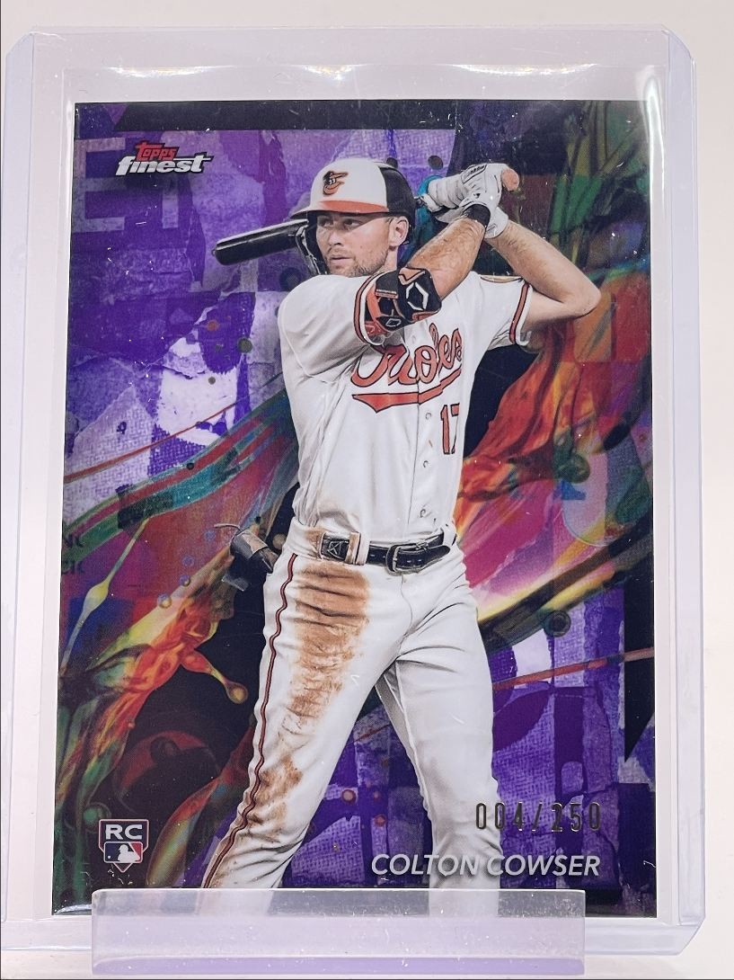 COLTON COWSER 2024 TOPPS FINEST COMMON ROOKIE PURPLE #79 RC /250 Q2283