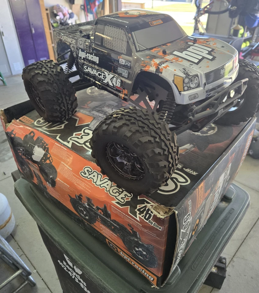 🏁 HPI Racing Savage X 4.6 Big Block New, Never Fired Or Batteries Put In! - Image 2 of 4