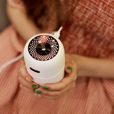 Portable LED Mini Car Humidifier Air Purifier Essential Oil Aroma Diffuser  mfp
