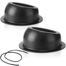 Universal Angled Speaker Enclosures 2 Pcs for 6.5" Speakers - Surface Mount Pods