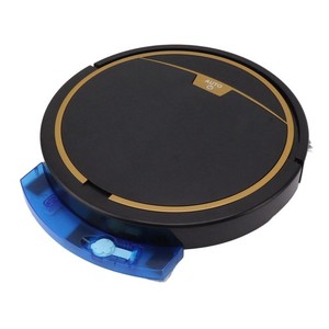 Ultra Aspirateur robot mince automatique avec réservoir d'eau noir
