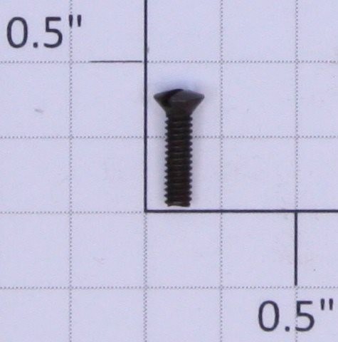 Lionel #3-48 x 13/32" Black Oval Head Slotted Screw (4) - Bild 1 von 1
