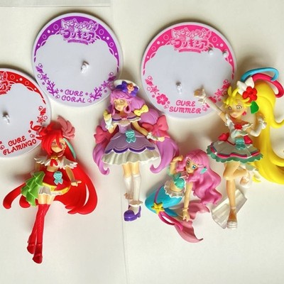 BANDAI Cure Sommerkur Korallenkur Flamingo Meerjungfrau Lola Figur Set Pack