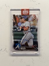 2023 Topps Archives Signature Series Austin Riley Auto /21 Bowman Buyback Braves