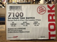 TORK 7100 24HOUR 40AMP SINGLE POLE SINGLE THROW TIME CLOCK NEW IN BOX