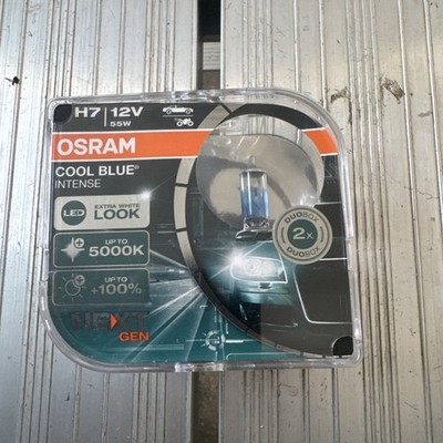 OSRAM Cool Blue Intense Next Gen H7 Headlight Bulbs x2  64210CBN-HCB 5000K NEW