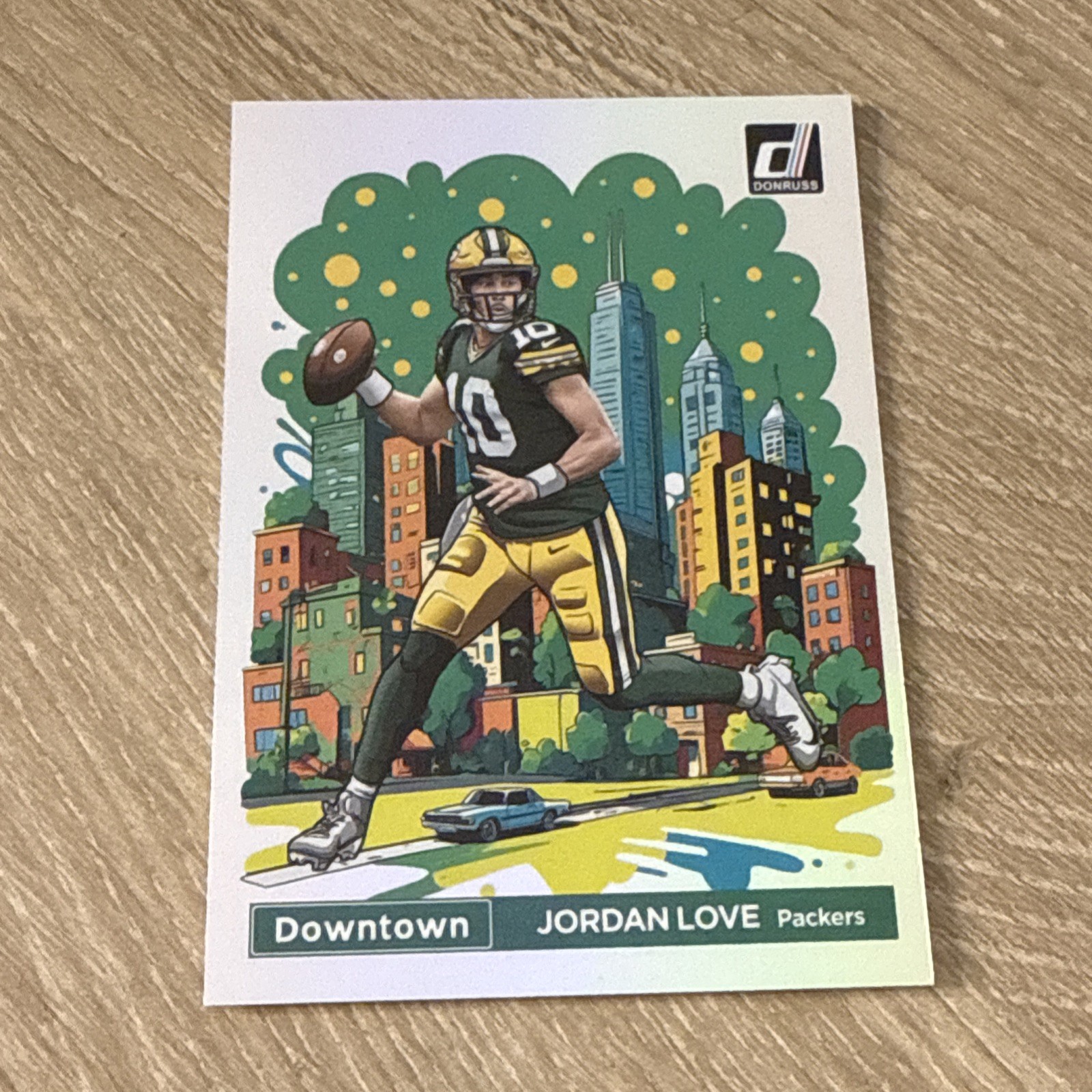 2024 Donruss Jordan Love Downtown! SSP #5 Packers